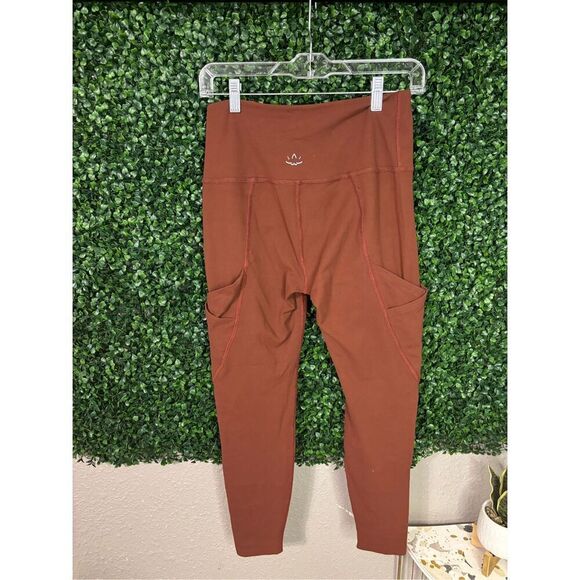 Beyond Yoga Rust Orange  High Rise Leggings Size Large - Picture 2 of 4